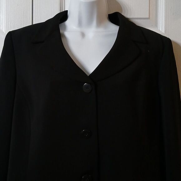 Collections for Le Suit black button down business casual blazer jacket Sz 16 - Picture 3 of 5